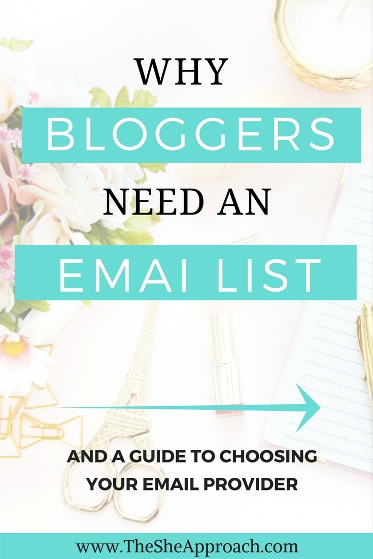 Why bloggers need an email list - The She Approach