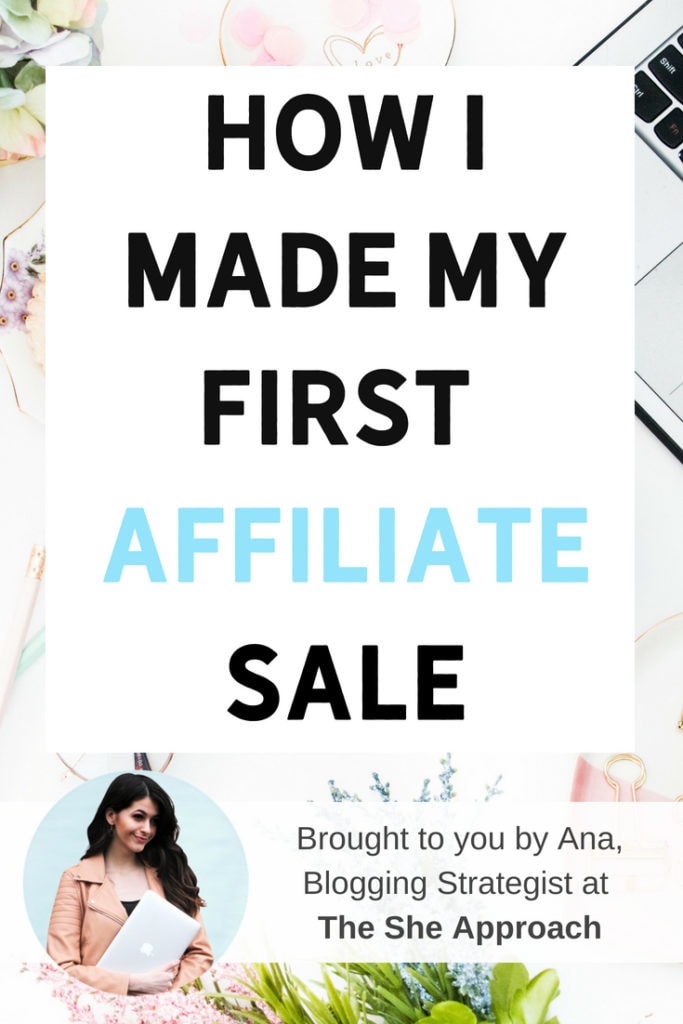 Find out what affiliate networks to join to monetize your blog and earn money online. I made my first affiliate sale with Pinterest and so can you! #affiliatemarketing #affiliatesales #affiliatetips