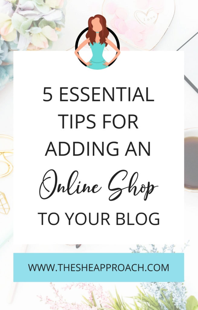 Ecommerce tips for bloggers who want to earn more money blogging. Start an online store on your blog and get sales in! #onlinebusiness #startablog #bloggingtips