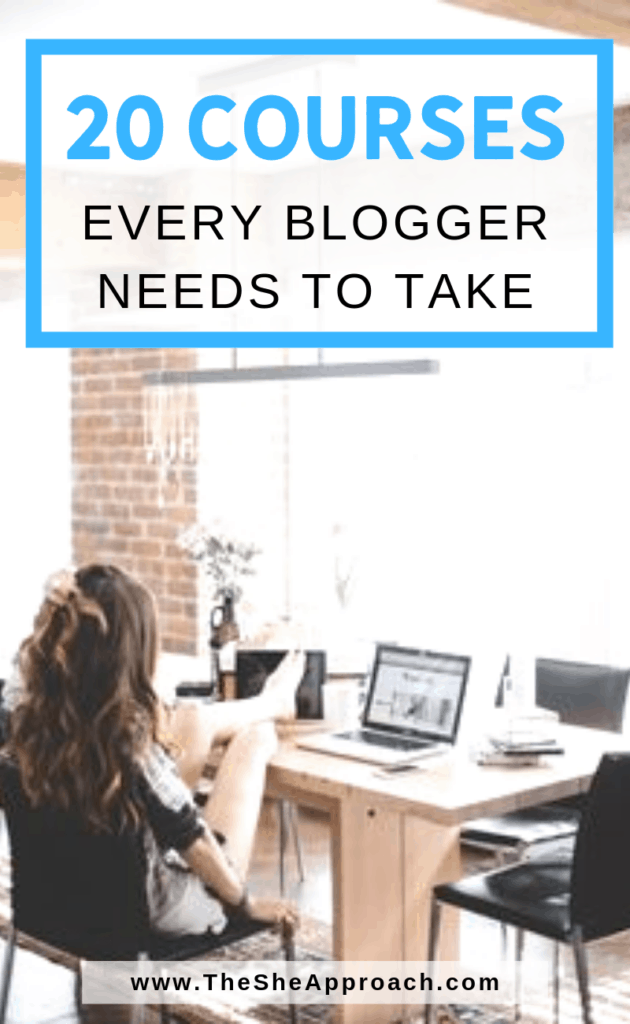 The Best 20 Courses For Bloggers At Any Stage. Click over and find out what are the 20 best online courses for bloggers and entrepreneurs. Become a self-thought blogger or start your business with these tips. Included: 7 free online courses for bloggers that you can enroll in today! One of the biggest mistakes I see bloggers make when things start going well for them is that they stop learning! Don’t be that blogger.