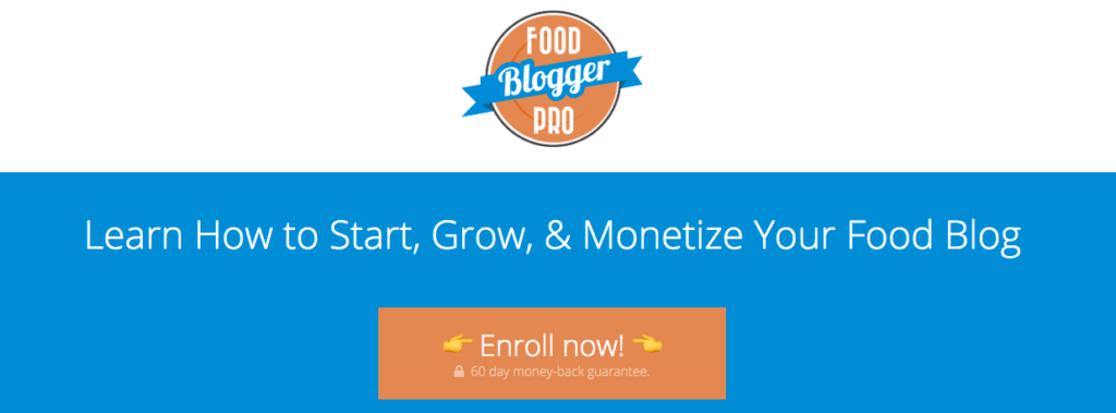 Online course for food bloggers