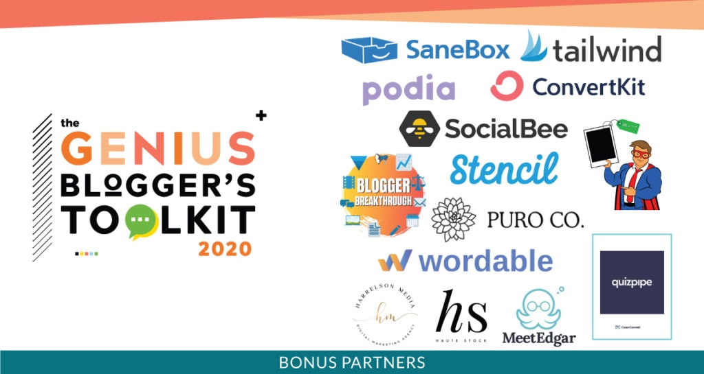 genius bloggers toolkit blogging bundle 2020