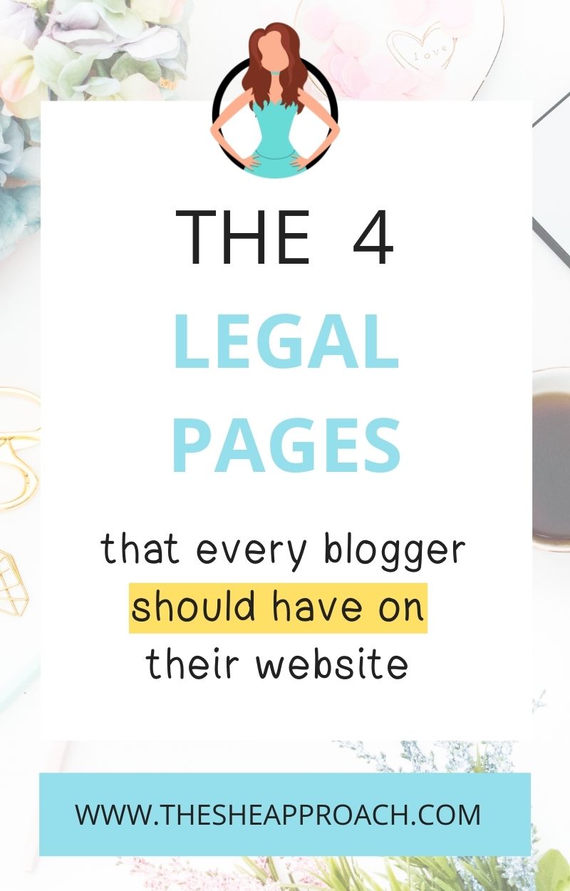 The Four Legal Pages You Need to Have on Your Blog When You Launch