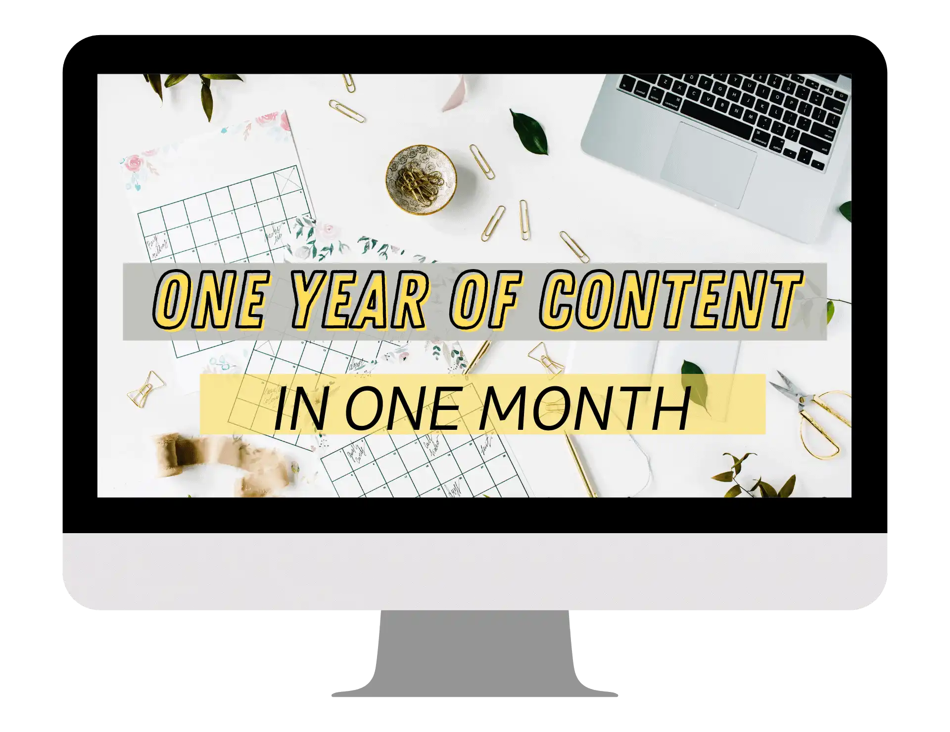 Write One Year Of Blog Content In One Month - Blogging Challenge