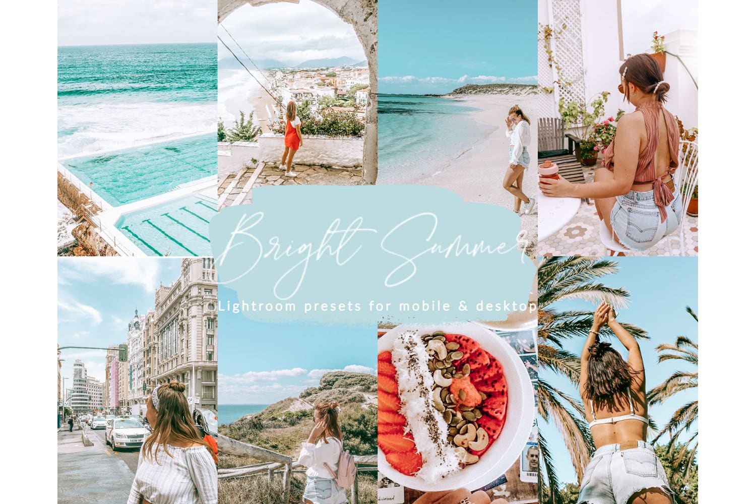 Bright Summer Lightroom Presets Pack - Lightroom Instagram Presets