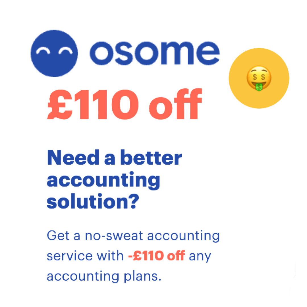 Get 110 off any Osome accounting plans!