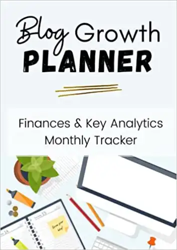 Blog Growth Planner: Blogging Analytics Annual Tracker 2024