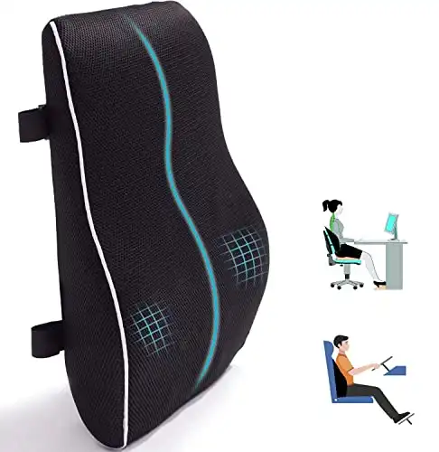 Lumbar Support Pillow for Office Chair Back Support for Pain Relief